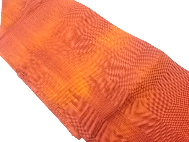 リサイクル　本場筑前博多抽象模様織出し名古屋帯